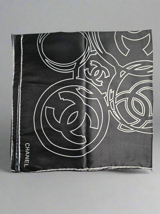 Seeing Circles Scarf (X Large) - Black