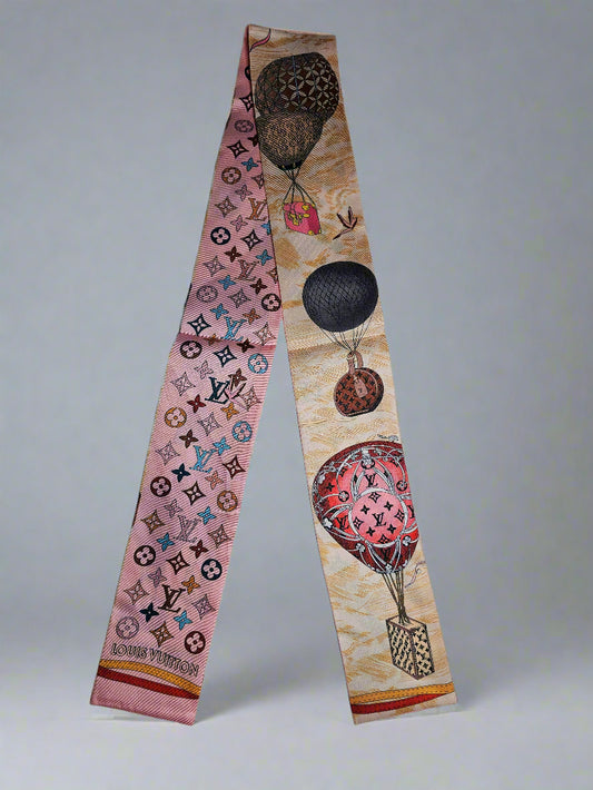 Hot Air Balloon Scarf - Pink Multi (Reversible)