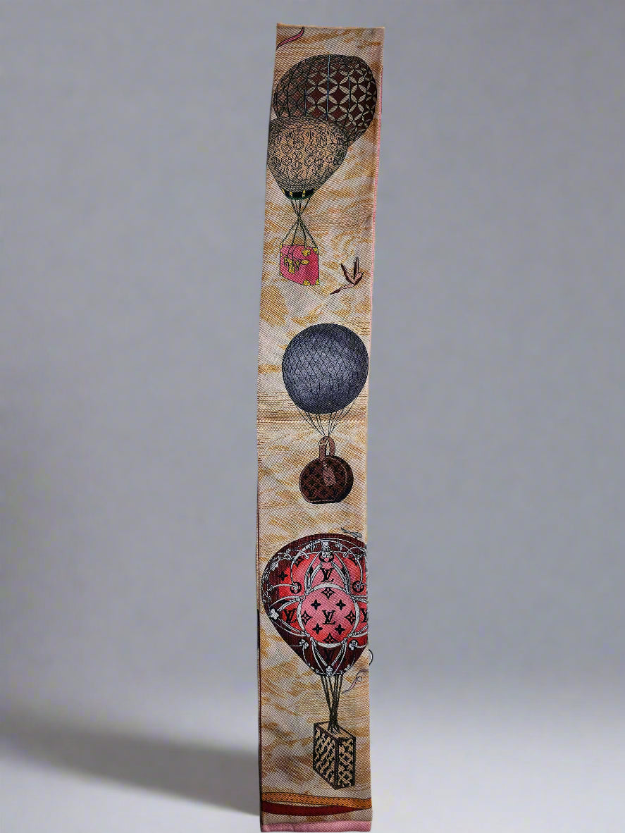 Hot Air Balloon Scarf - Pink Multi (Reversible)