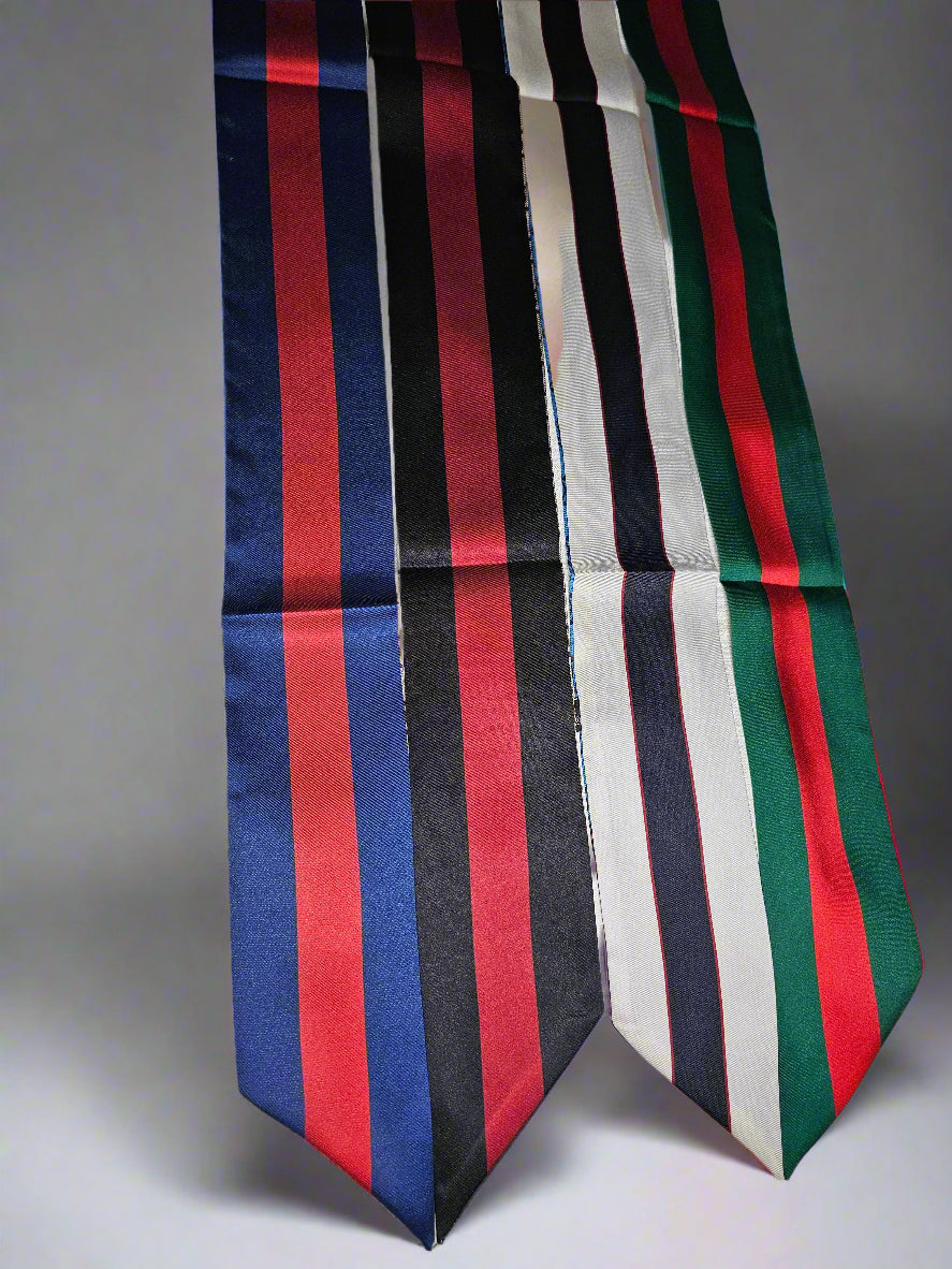 All Aboard Scarf - Green / White /  Black / Blue