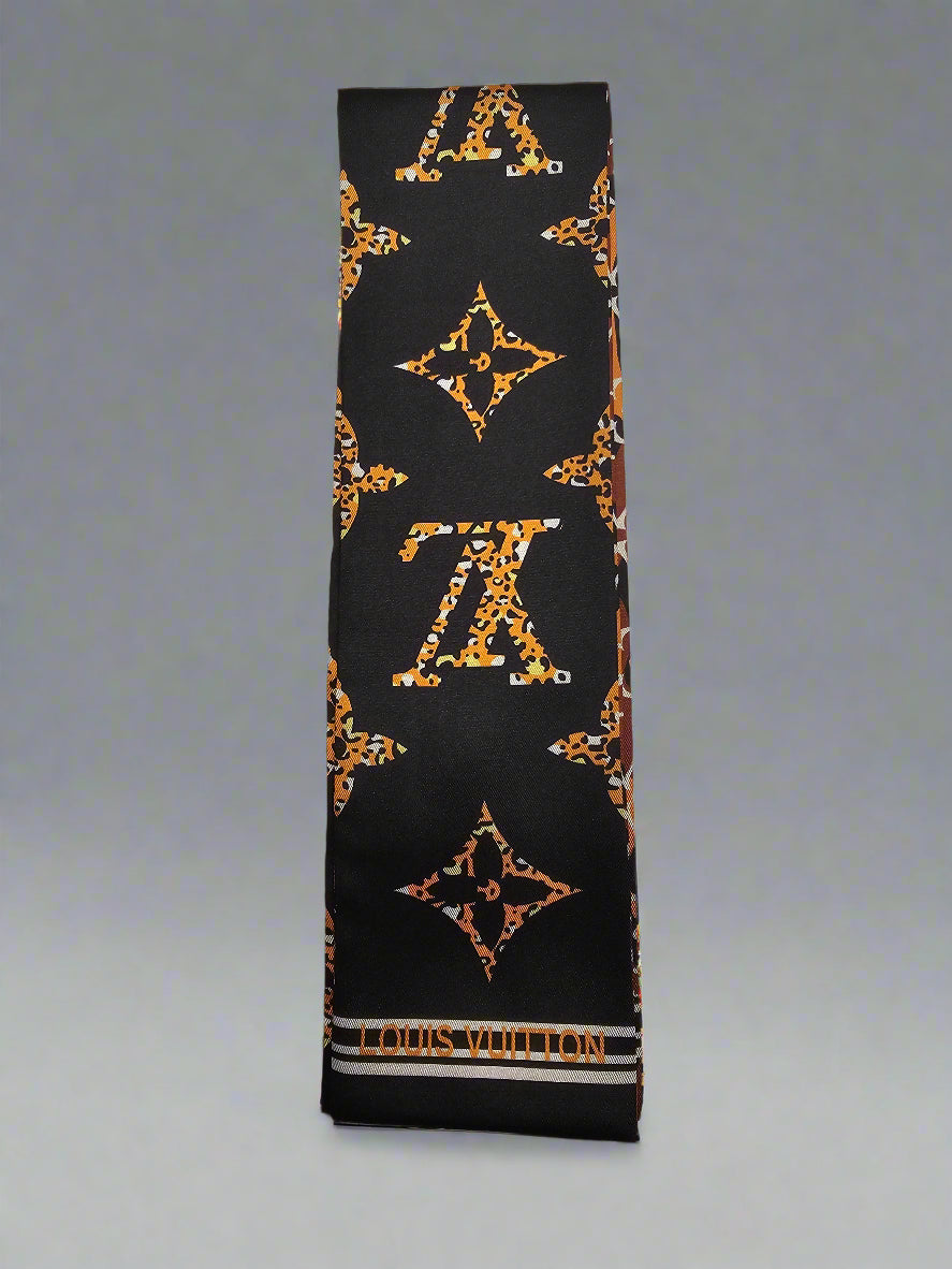 On A Safari Scarf - Brown/Black