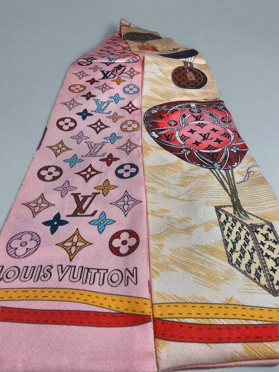 Hot Air Balloon Scarf - Pink Multi (Reversible)